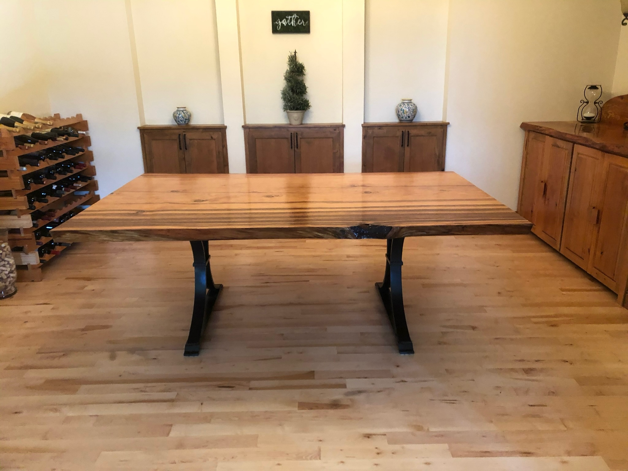 Raw Edge Table by Custom Woodworx